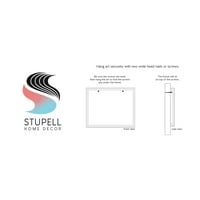 Stupell Industries Güzel Pelikan Kuş Canlı Kolajlı Desenler Tasarım Boyama Gri Çerçeveli Sanat Baskı Duvar Sanatı,