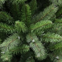 Puleo Tree Company 7.5 'Önceden Aydınlatılmış İnce Arizona Ladin Yapay Noel Ağacı, Açık UL Listeli ışıklar