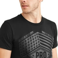 Erkek Pro Fighter HD Baskı grafikli tişört