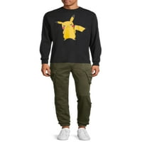Pokemon erkek ve Büyük erkek Pikachu grafikli tişört Uzun Kollu
