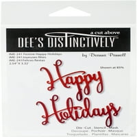 Dee's Distinctively Dies- Şenlikli Mutlu Tatiller 2.54 X 3.32