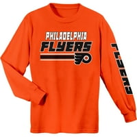 Gençlik Turuncu Philadelphia Flyers Uzun Kollu Tişört