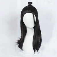 Benzersiz pazarlık insan saçı peruk orta uzun kadınlar için 20 Kahverengi peruk peruk kapaklı