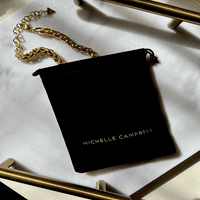 Michelle Campbell Takı kadın Triad Lapis Kakma Bilezik, 14k Sarı Altın kaplamalı Pirinç
