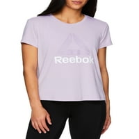 Reebok Kadın Ultimate Slinky Jersey Logosu Kırpılmış Tişört