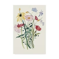 Grace Popp tarafından Marka Güzel Sanatlar 'Kır Çiçeği Suluboya I' Tuval Sanatı