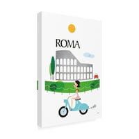 Marka Güzel Sanatlar 'Roma Poster' Tuval Sanat tarafından Tomas Tasarım