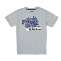 VE Grafik Vahşi Tarzı Basketbol Atletik T-Shirt