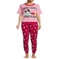 Disney Baskılı Nefes Alabilen Bakımı Kolay Pijama Takımı