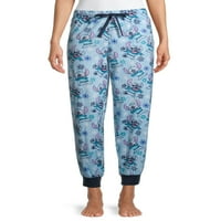 Disney Dikiş kadın ve kadın Artı Kelepçeli Pijama Pantolon