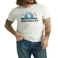 Wrangler® Kısa Kollu Erkek Grafik Logolu Tişört, S-3XL Bedenler