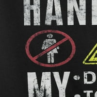 Erkekler Babalar Günü'nü Kutlamanın Yolu Eller Kapalı T-Shirt